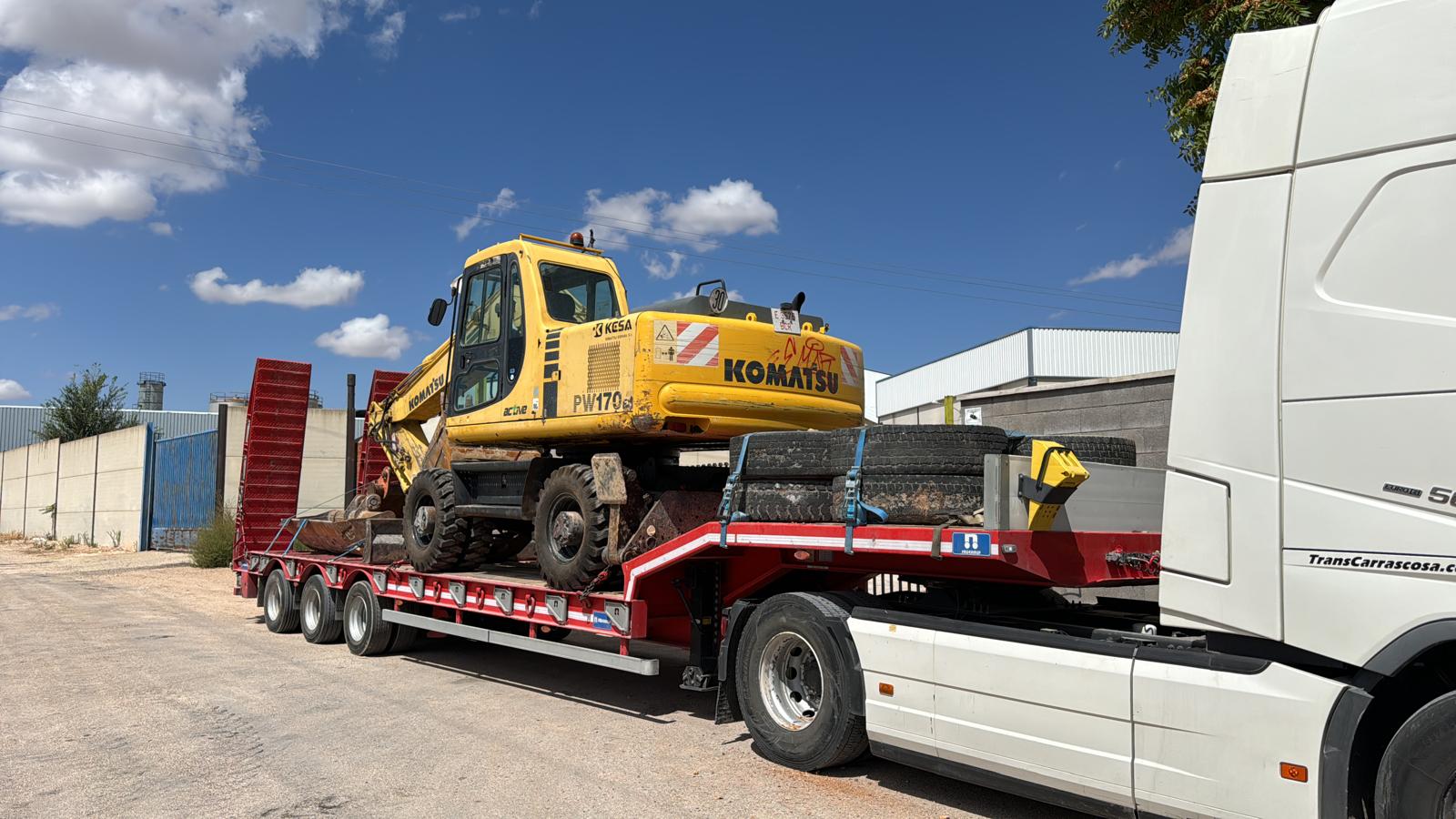 Maquinaria industrial para transporte
