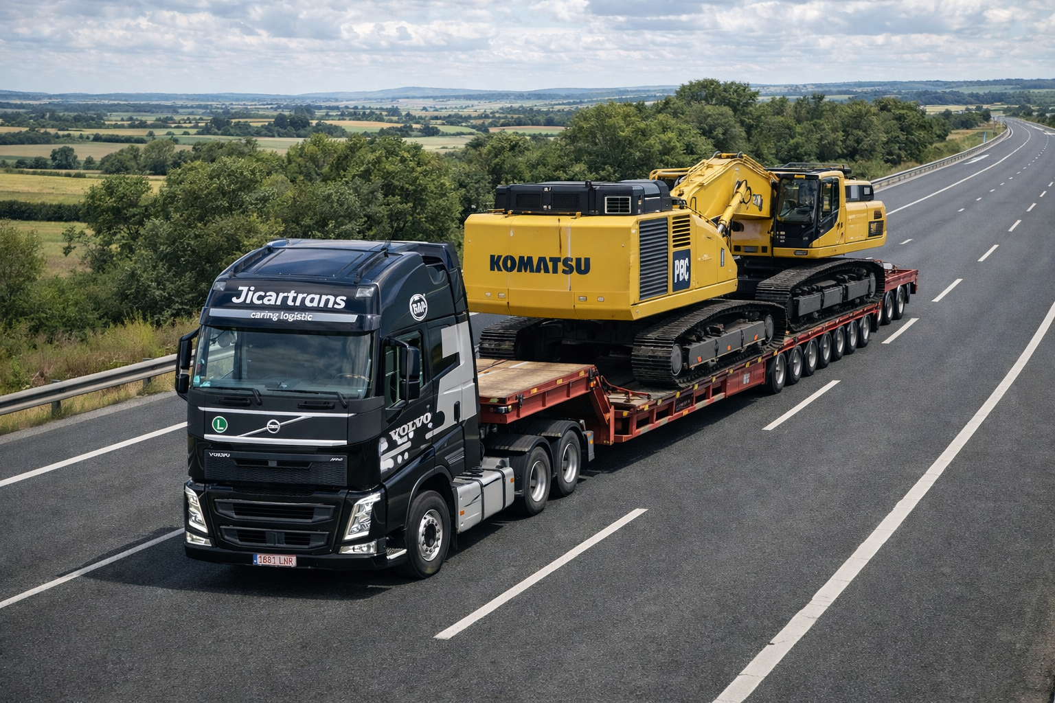 Transporte especial por carretera gestión del riesgo de la carga
