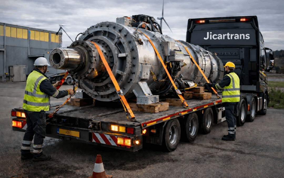 Transporte urgente de piezas industriales con Jicartrans