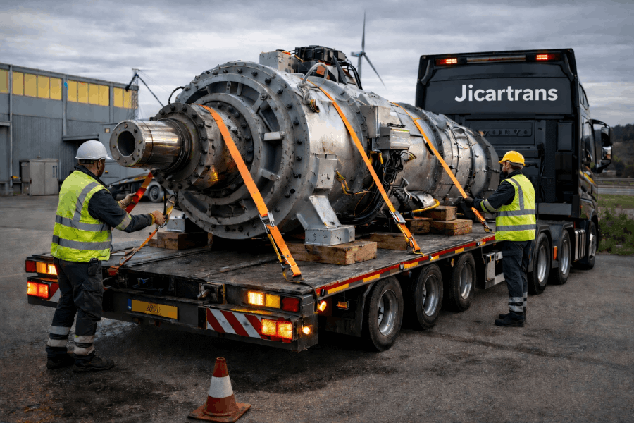 Qué implica realmente un transporte urgente de piezas industriales