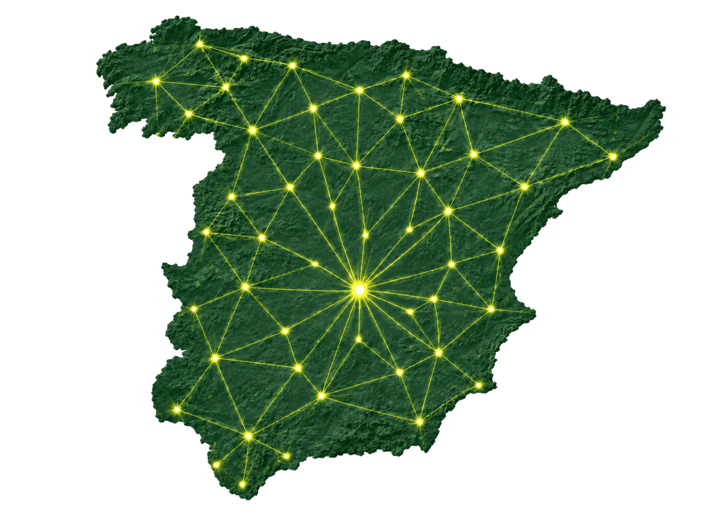 Cobertura nacional de transporte agrícola desde Quintanar de la Orden